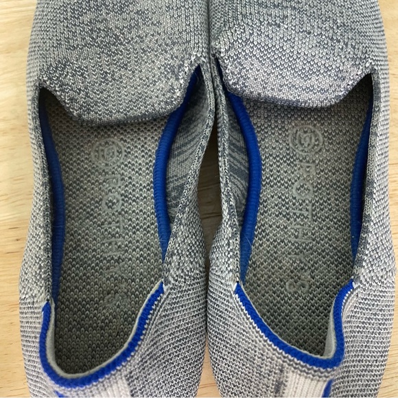 Rothy’s Women Loafer Taupe Heather Grey Blue Size 8 - Picture 7 of 8